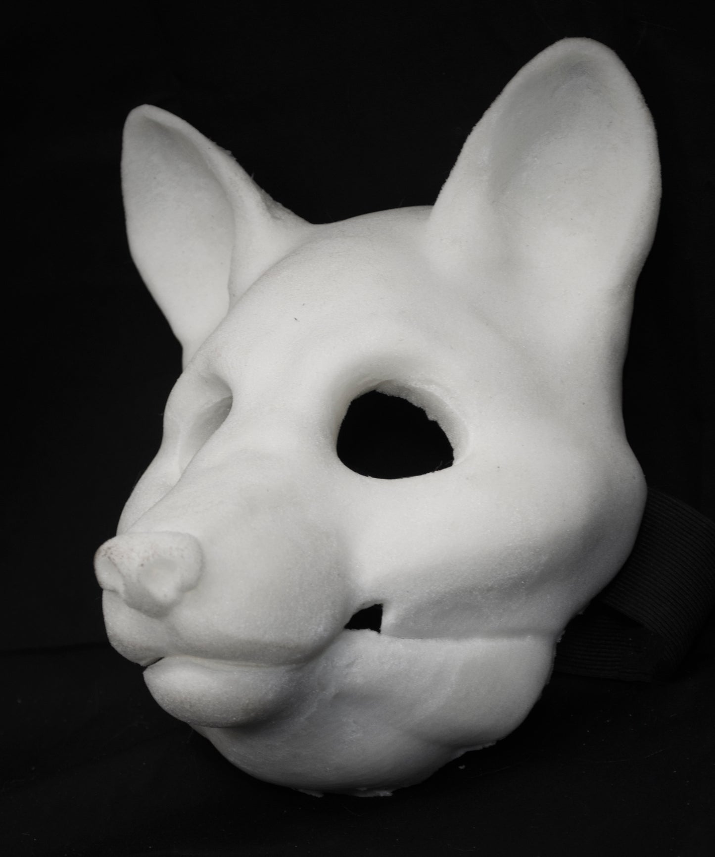 Slimline Fox soft foam head base for LARP costumes, mascots and fursuits.