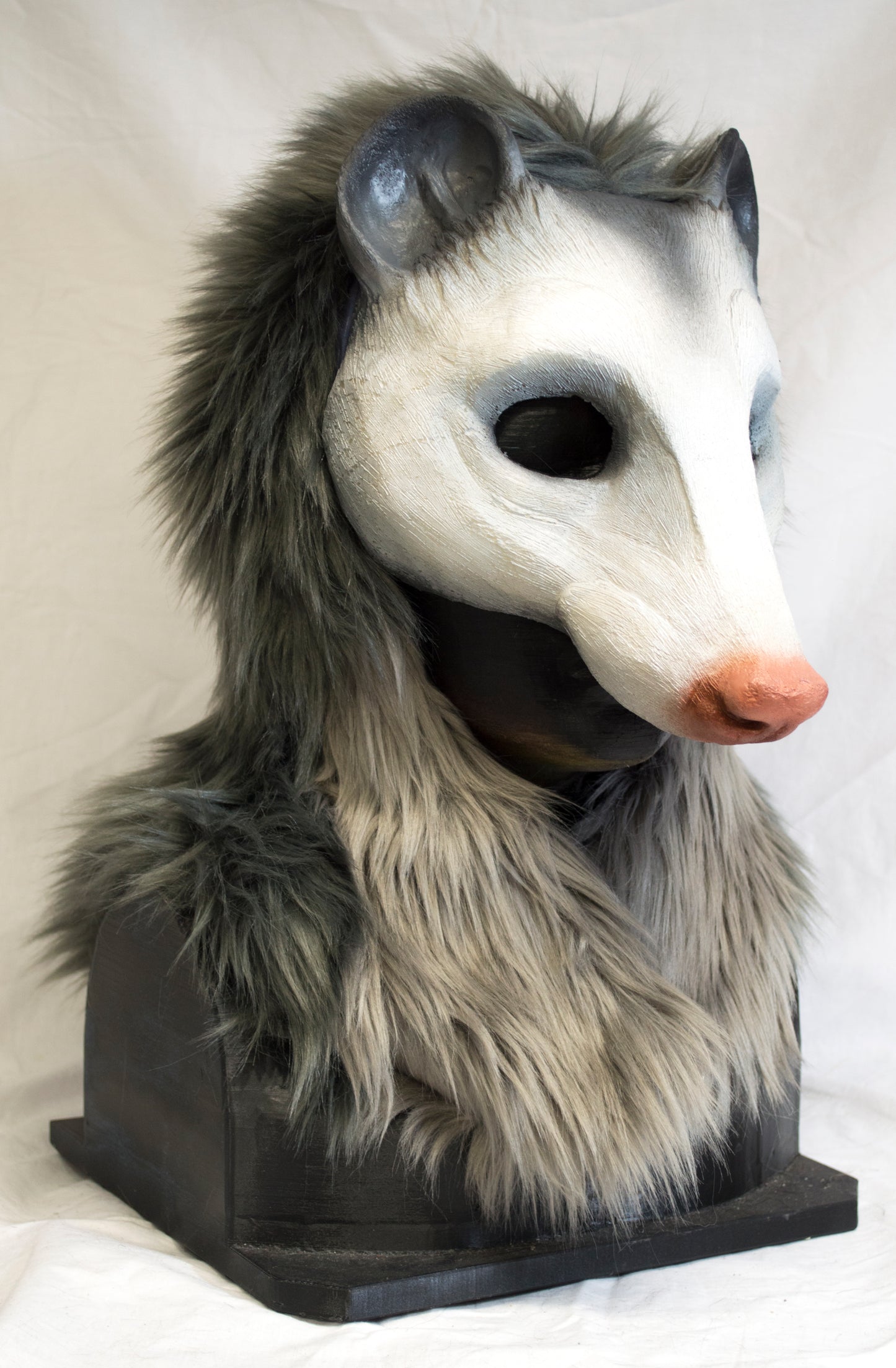 Awaykin Opossum: Made to order combat friendly LARP half mask