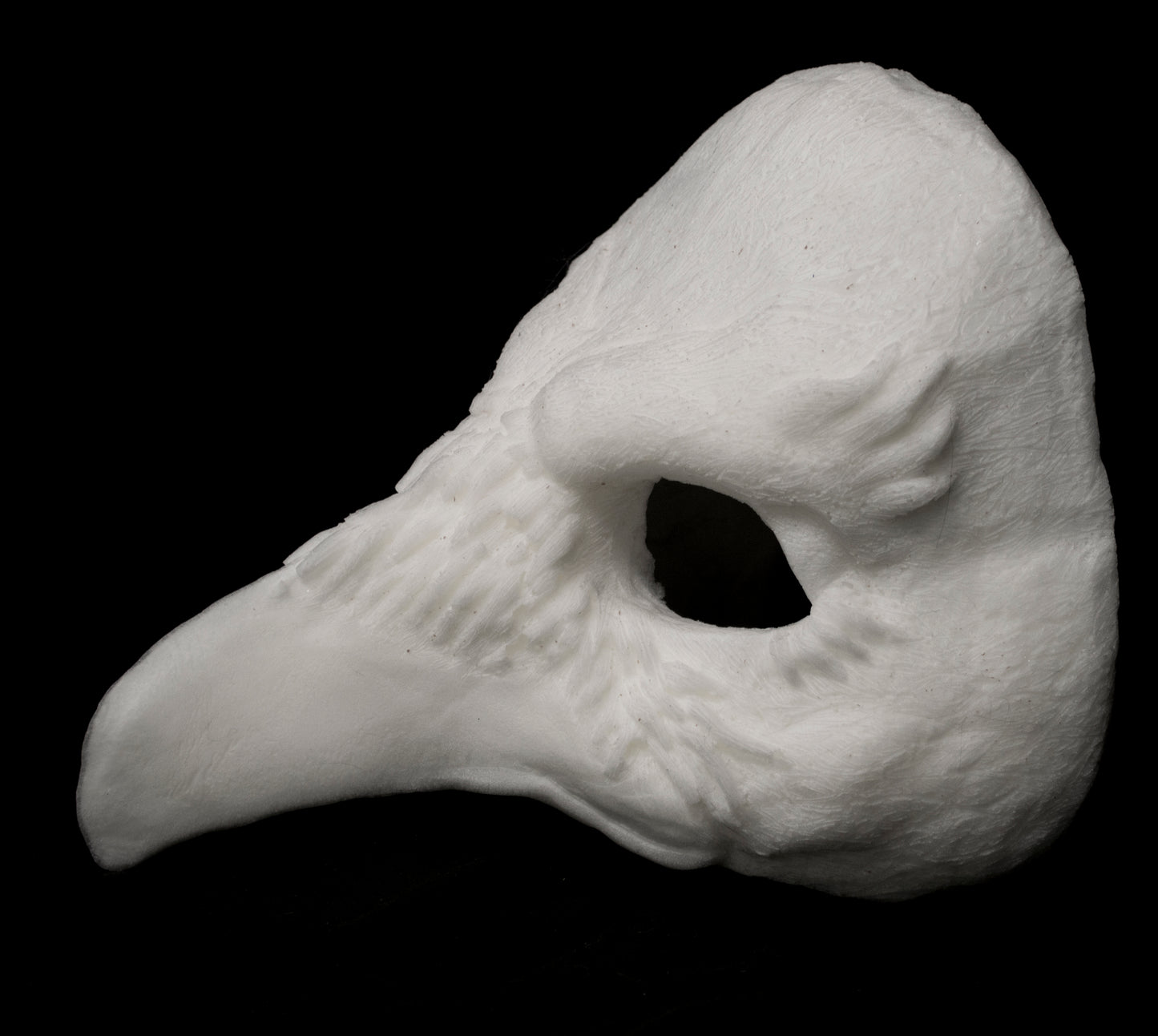 Corvid / Raven / bird of prey Mask for LARP, soft foam