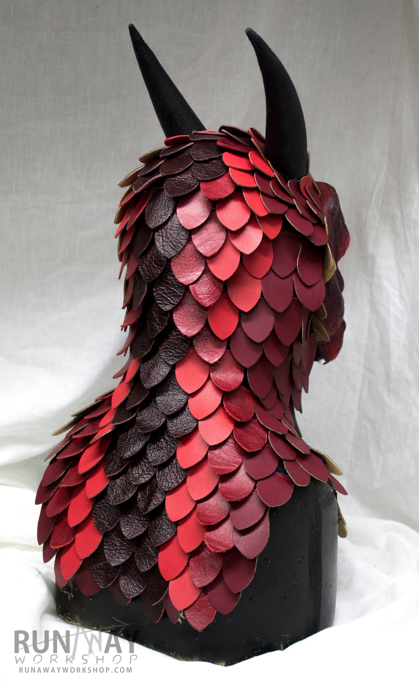 Custom painted Scaled hooded Awaykin mask