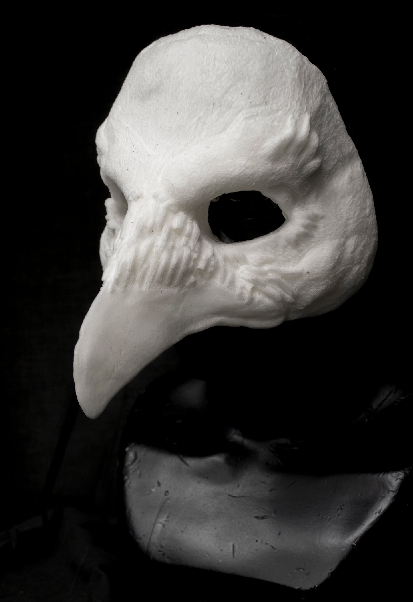 Corvid / Raven / bird of prey Mask for LARP, soft foam