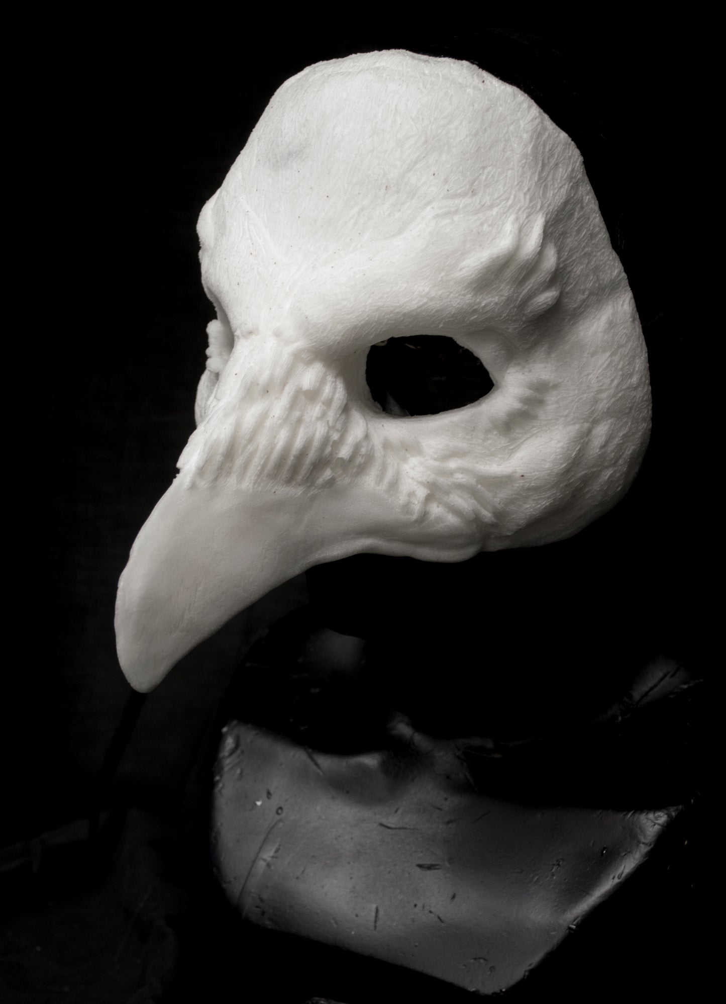 Corvid / Raven / bird of prey Mask for LARP, soft foam