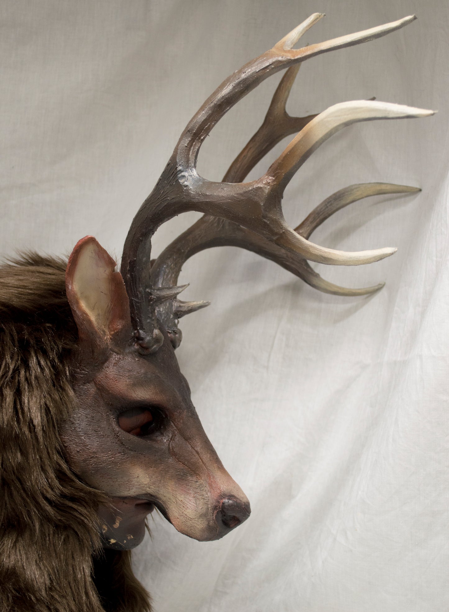 Deer Mask for LARP, soft foam for safe combat