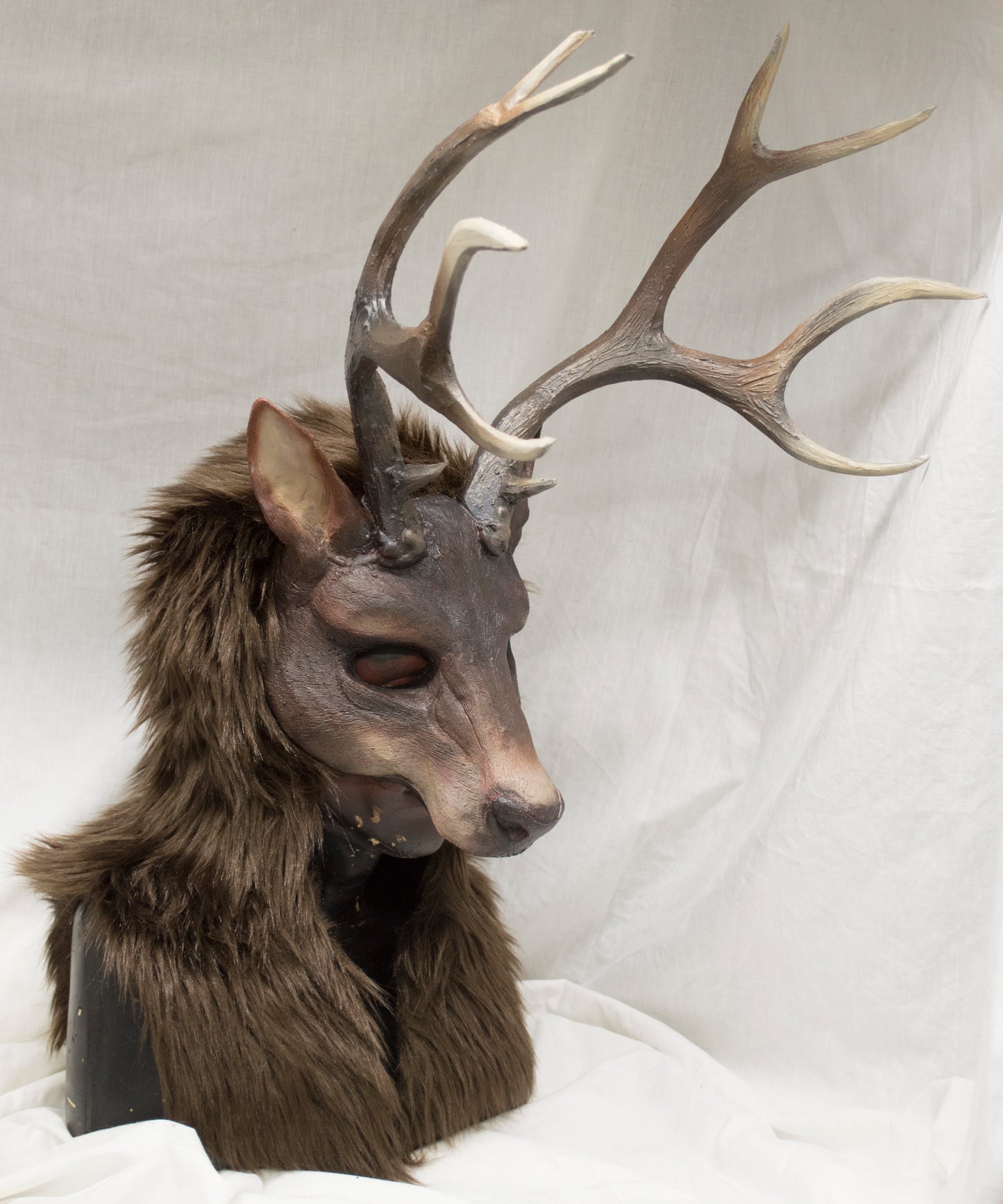 Deer Mask for LARP, soft foam for safe combat