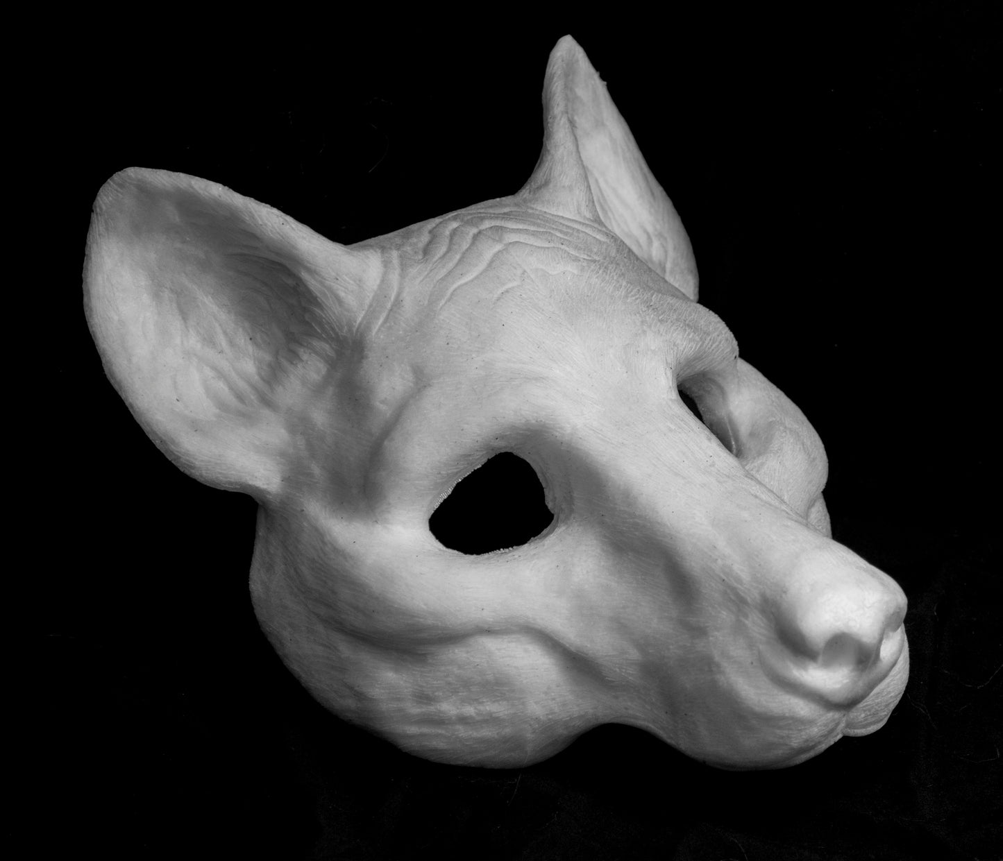 Hyena, Gnoll, Wild-dog Mask for LARP, soft foam