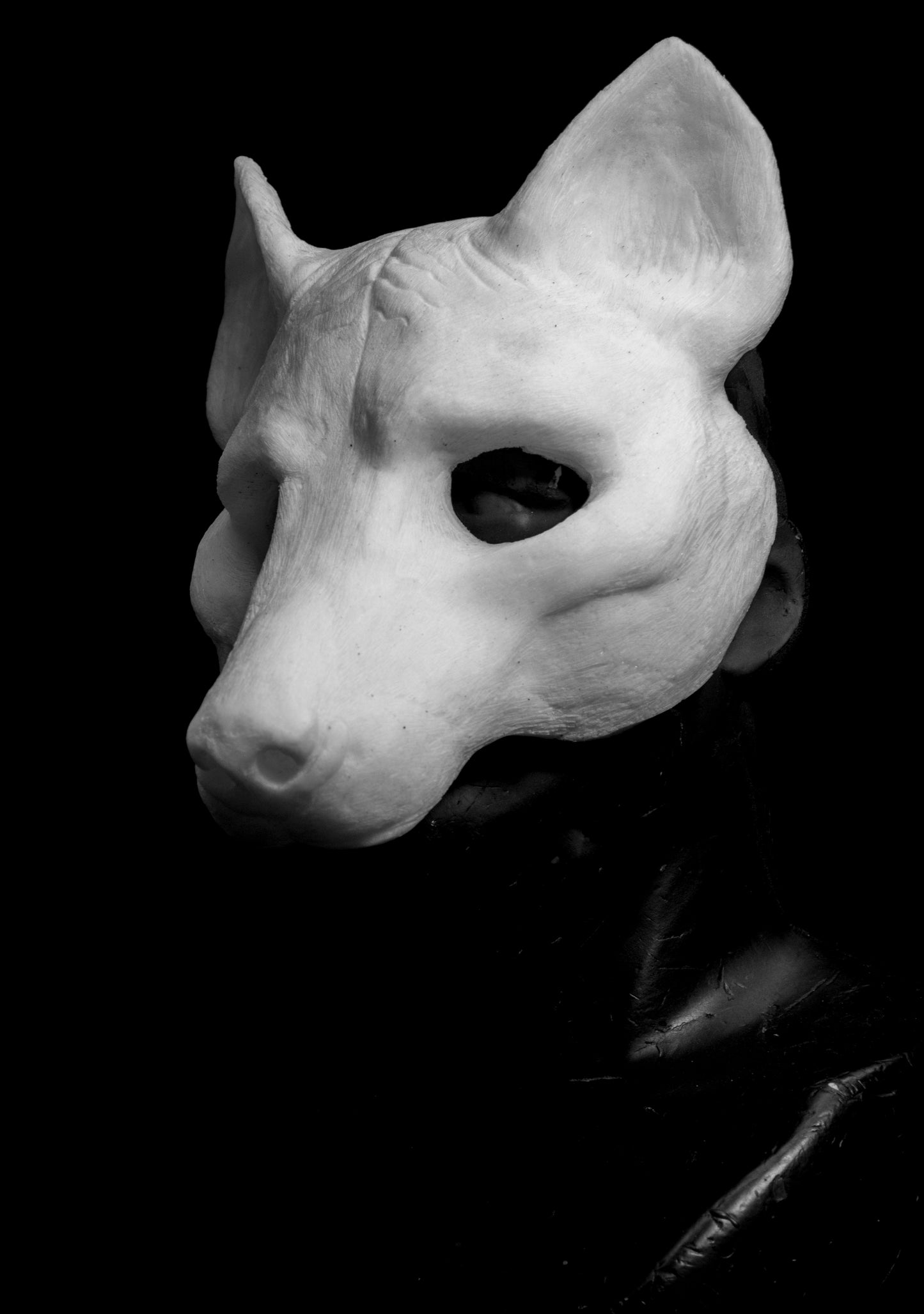 Hyena, Gnoll, Wild-dog Mask for LARP, soft foam