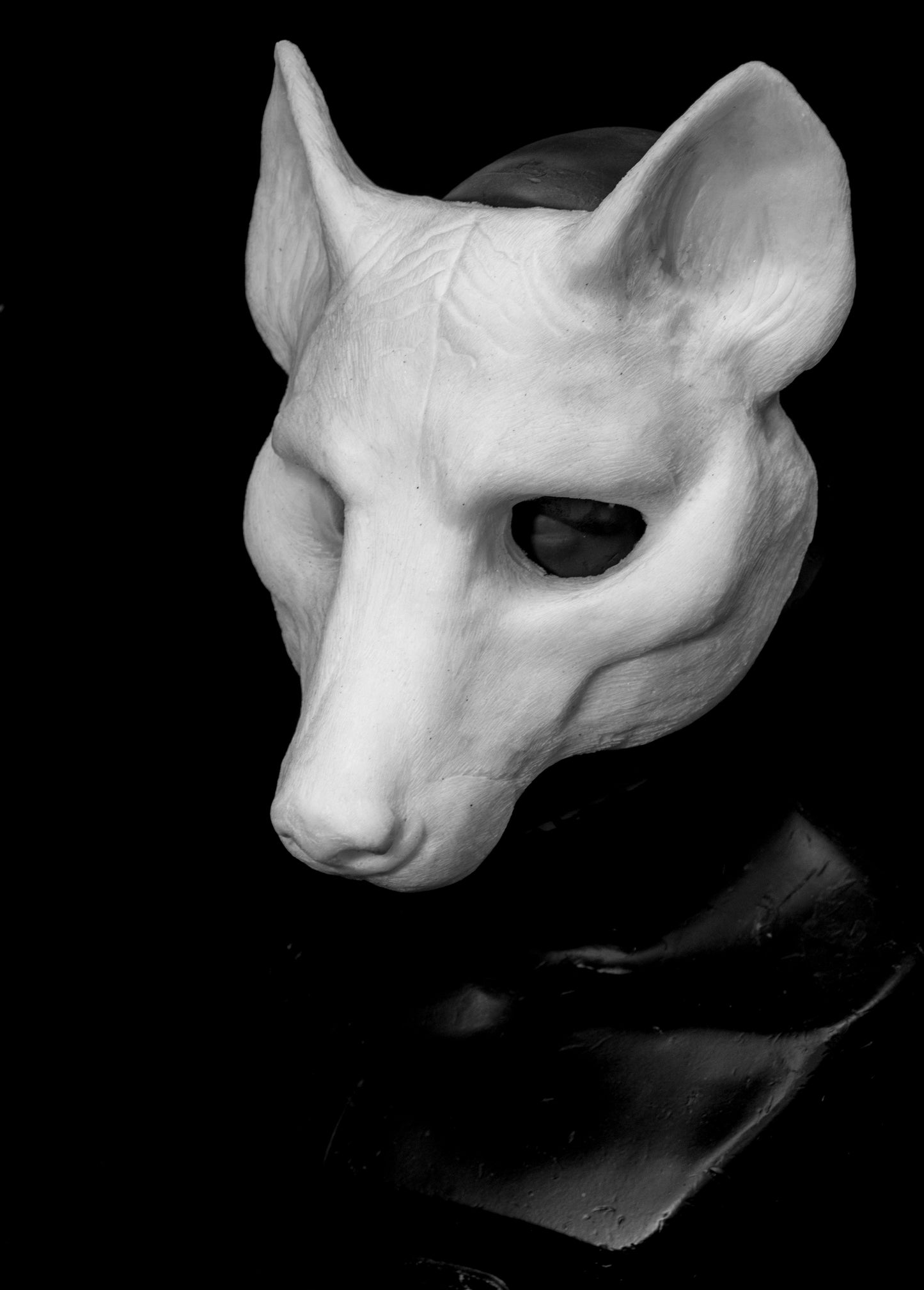 Hyena, Gnoll, Wild-dog Mask for LARP, soft foam