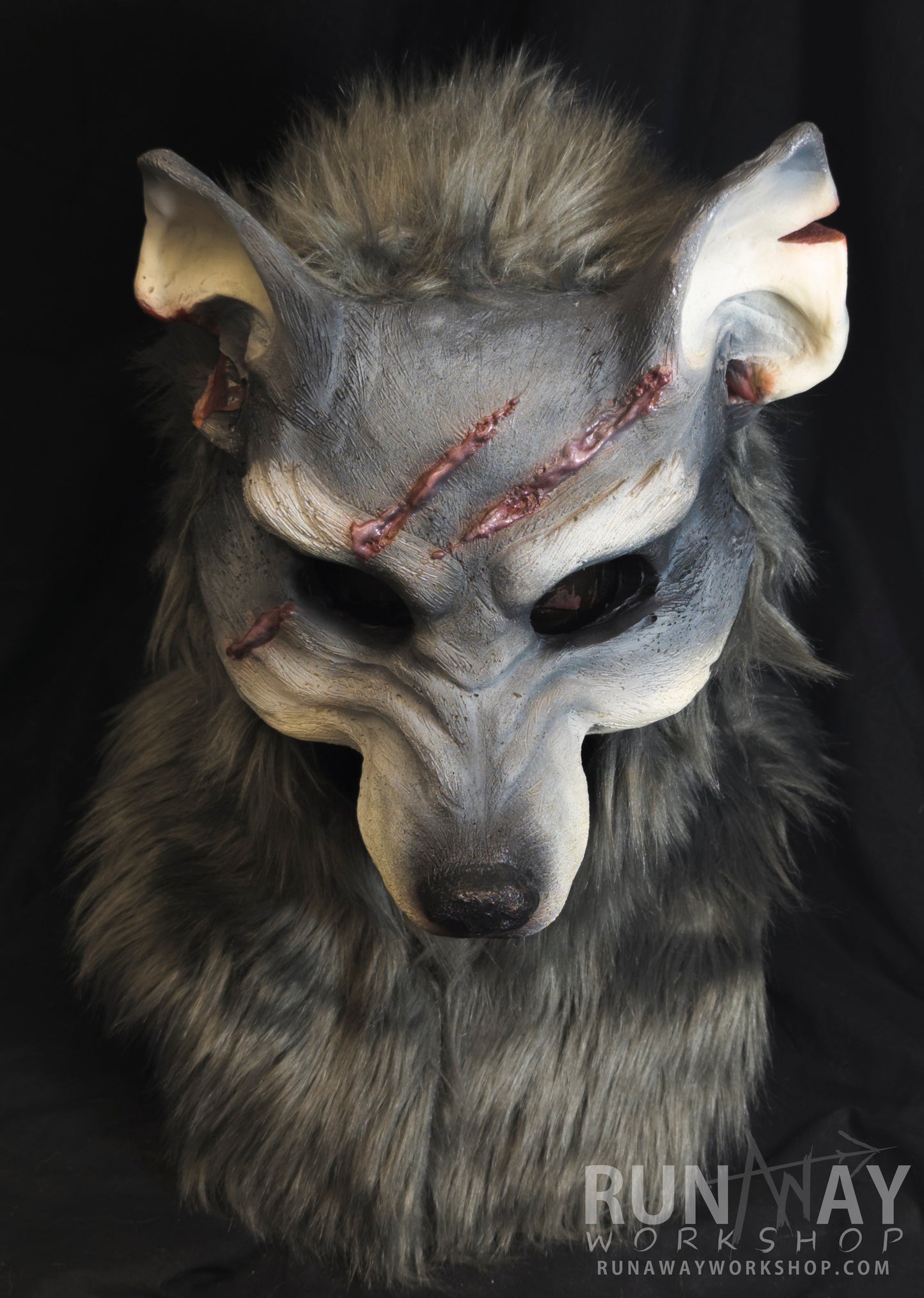 Custom painted hooded Awaykin mask