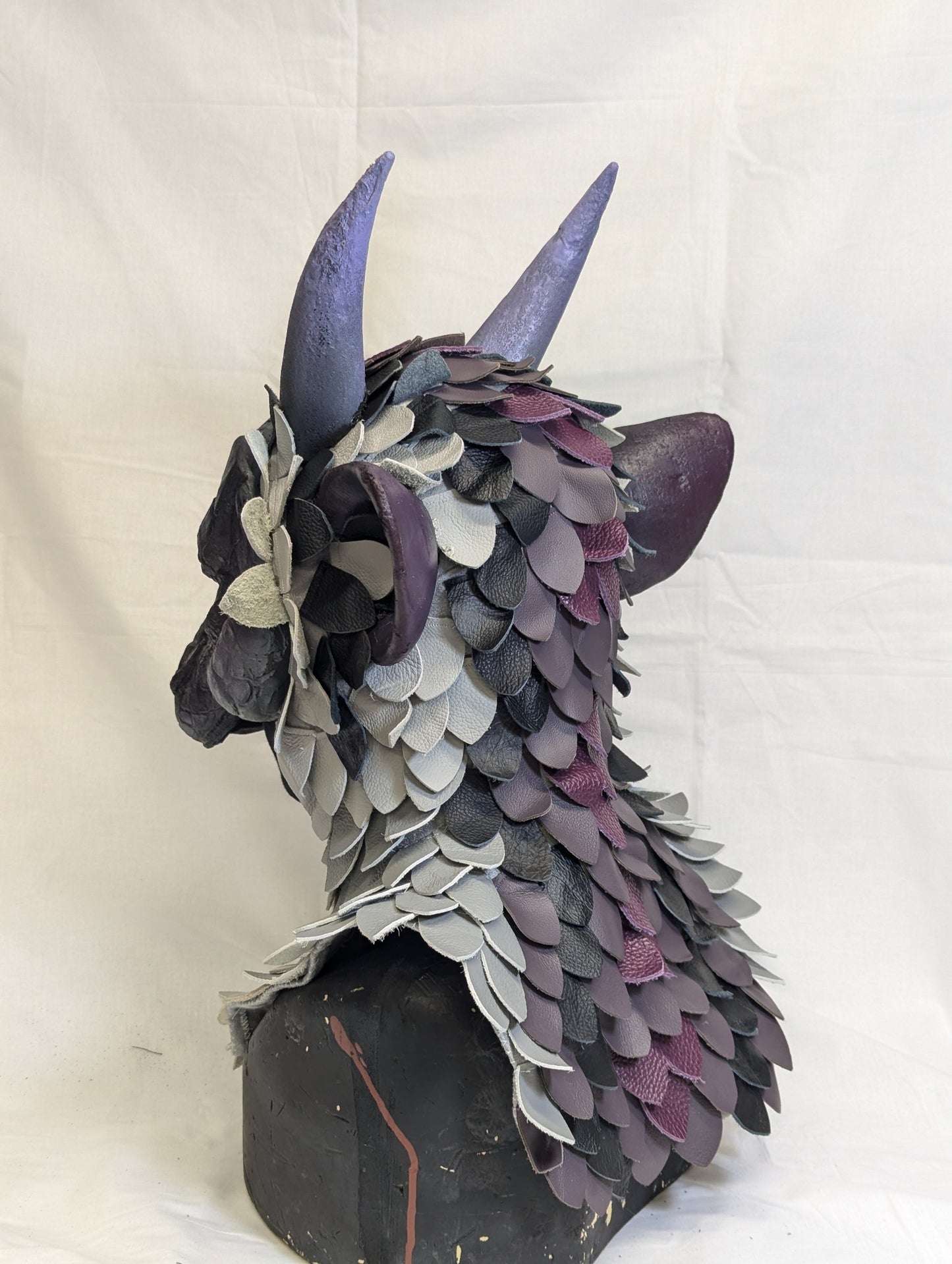 Custom painted Scaled hooded Awaykin mask
