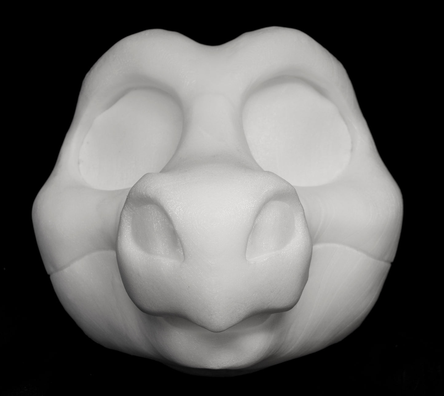 Kemono Point nose dragon soft foam head base for costumes, mascots and fursuits.