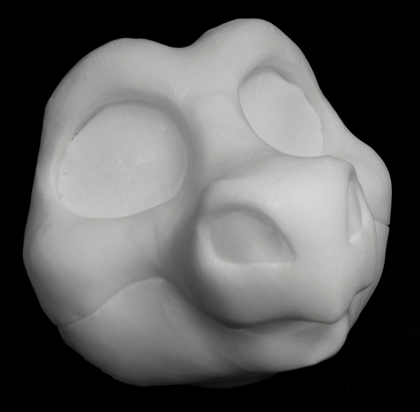 Kemono Point nose dragon soft foam head base for costumes, mascots and fursuits.