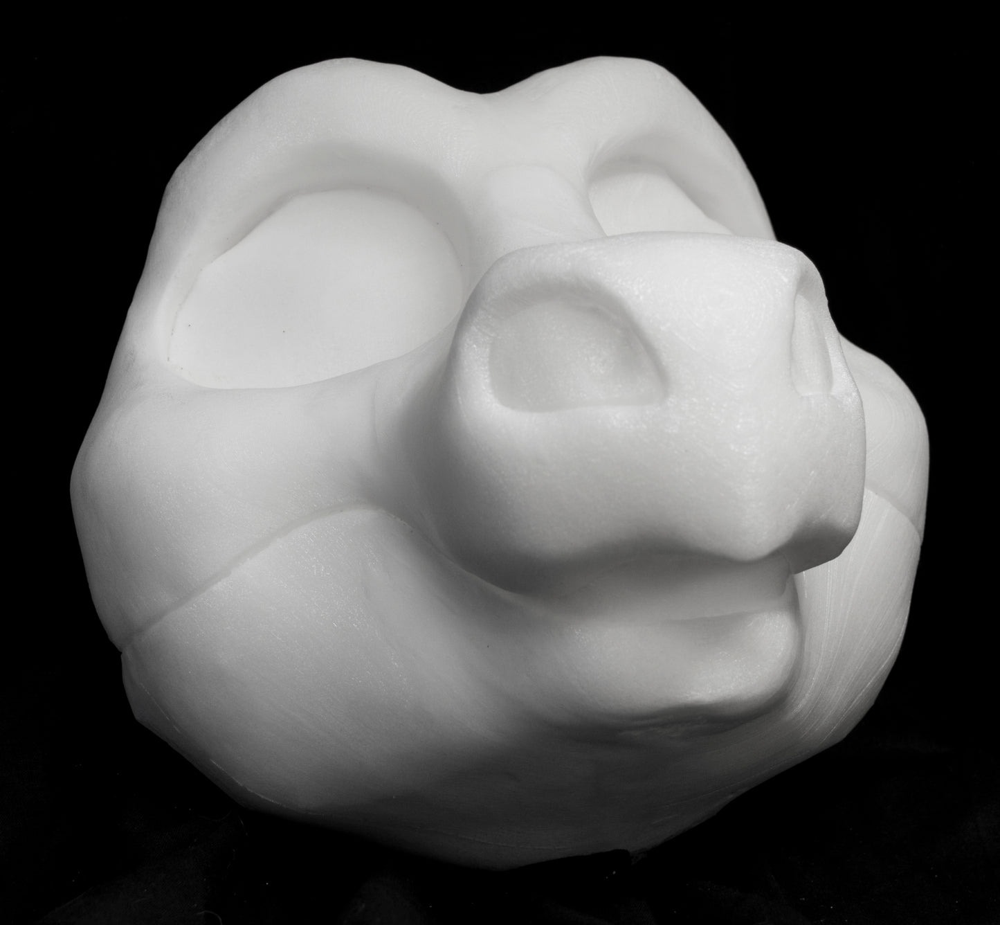 Kemono Point nose dragon soft foam head base for costumes, mascots and fursuits.