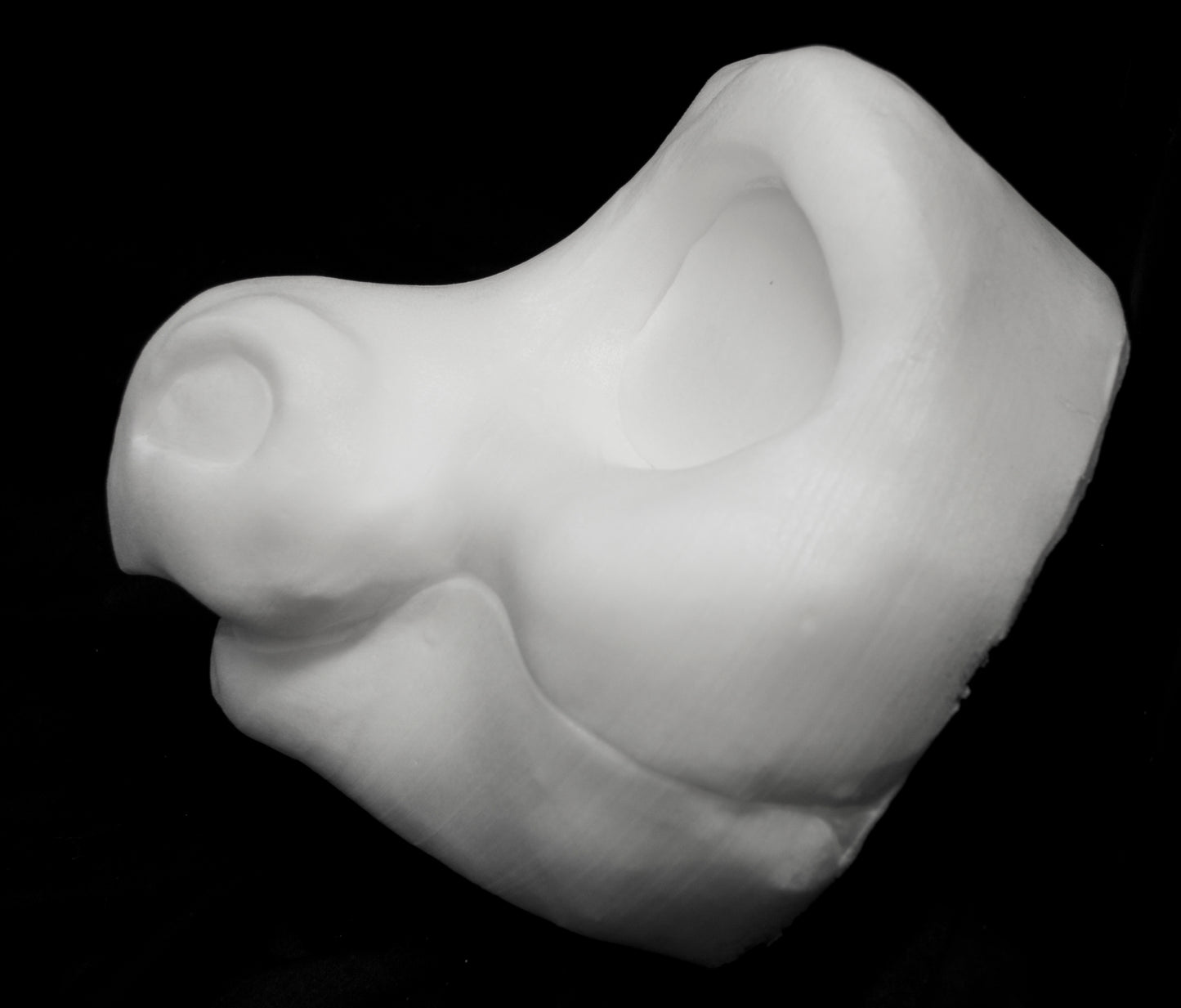 Kemono Point nose dragon soft foam head base for costumes, mascots and fursuits.