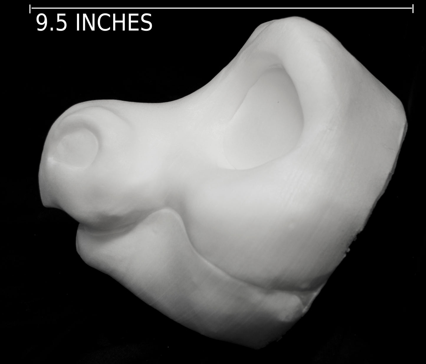 Kemono Point nose dragon soft foam head base for costumes, mascots and fursuits.