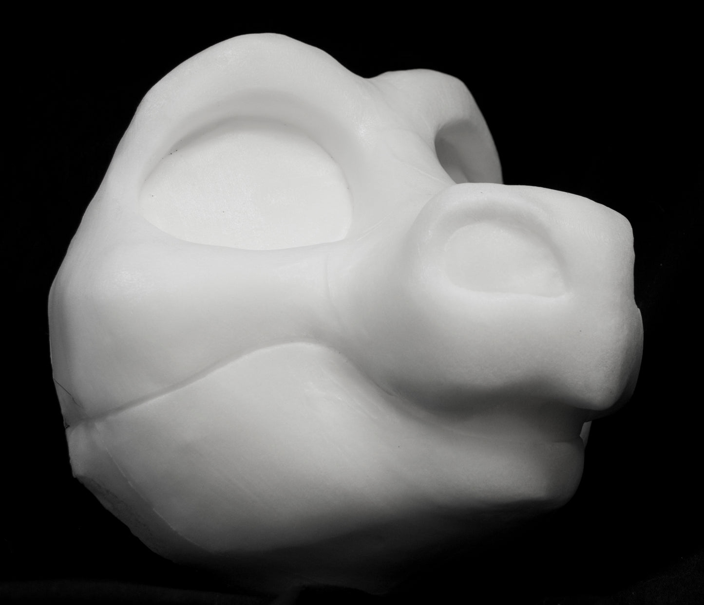 Kemono Point nose dragon soft foam head base for costumes, mascots and fursuits.