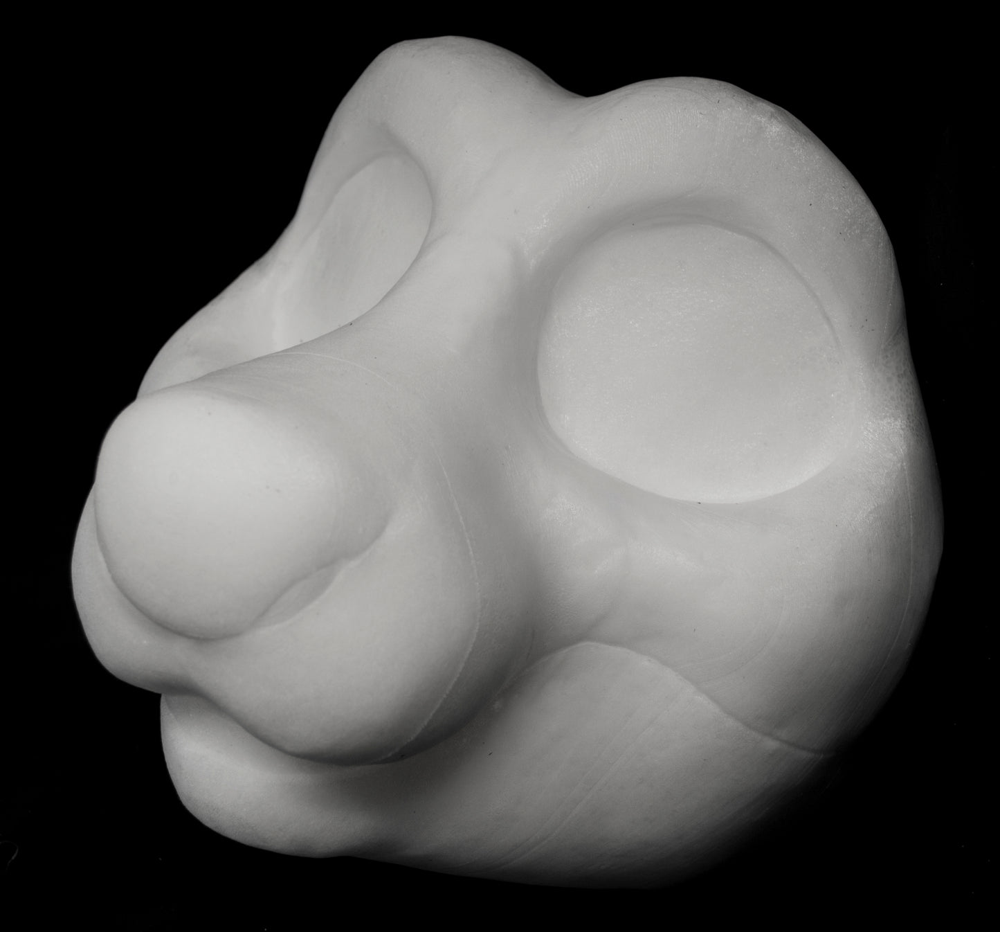 Kemono Critter soft foam head base for costumes, mascots and fursuits.