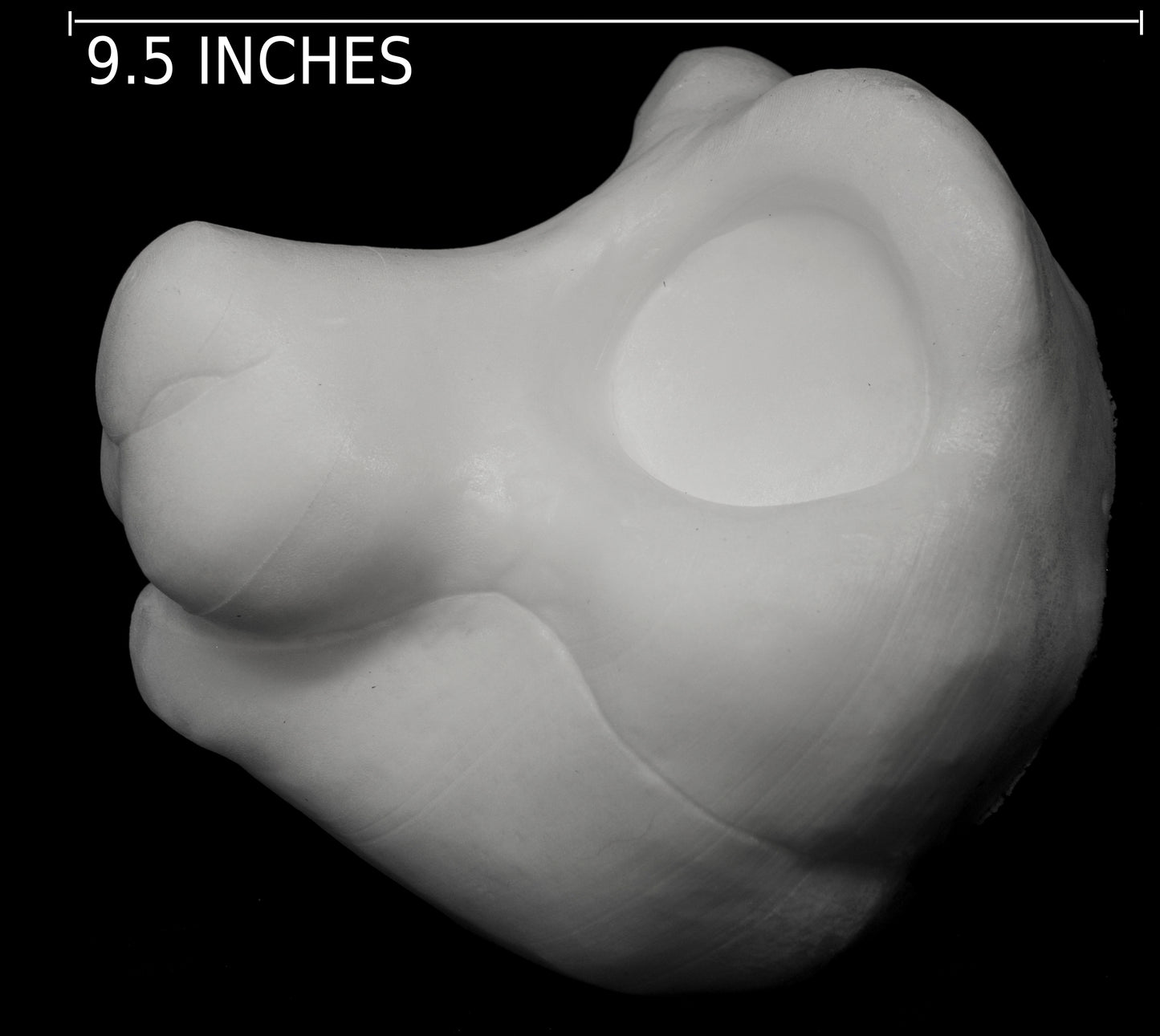 Kemono Critter soft foam head base for costumes, mascots and fursuits.