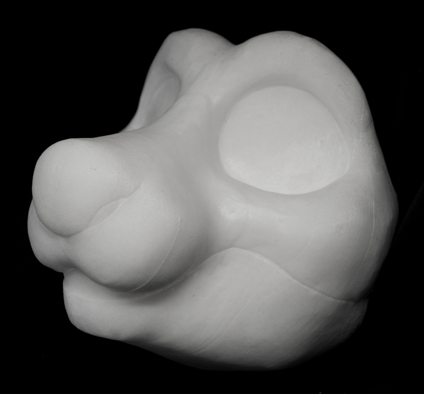 Kemono Critter soft foam head base for costumes, mascots and fursuits.