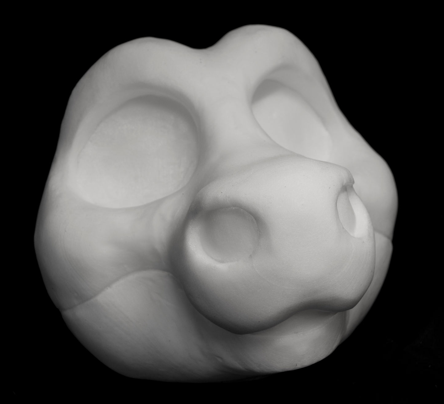Kemono Pony / angel dragon soft foam head base for costumes, mascots and fursuits.