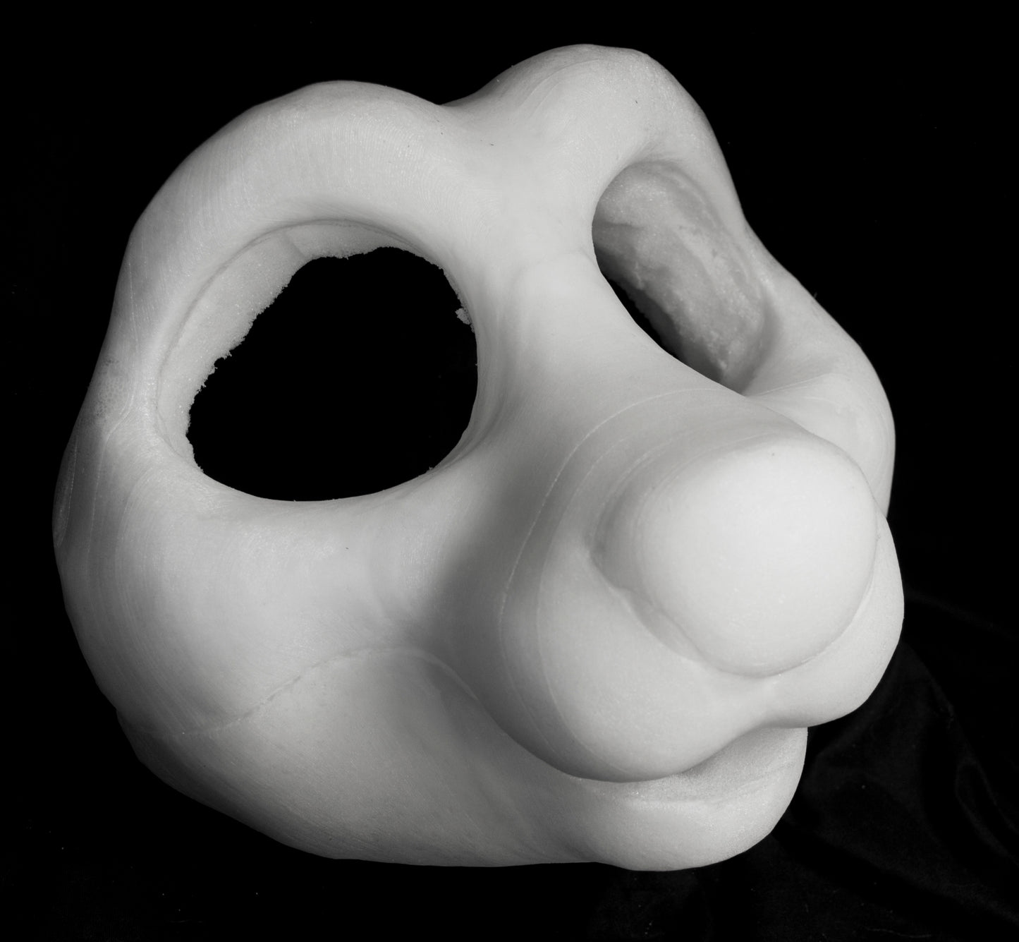 Kemono Critter soft foam head base for costumes, mascots and fursuits.