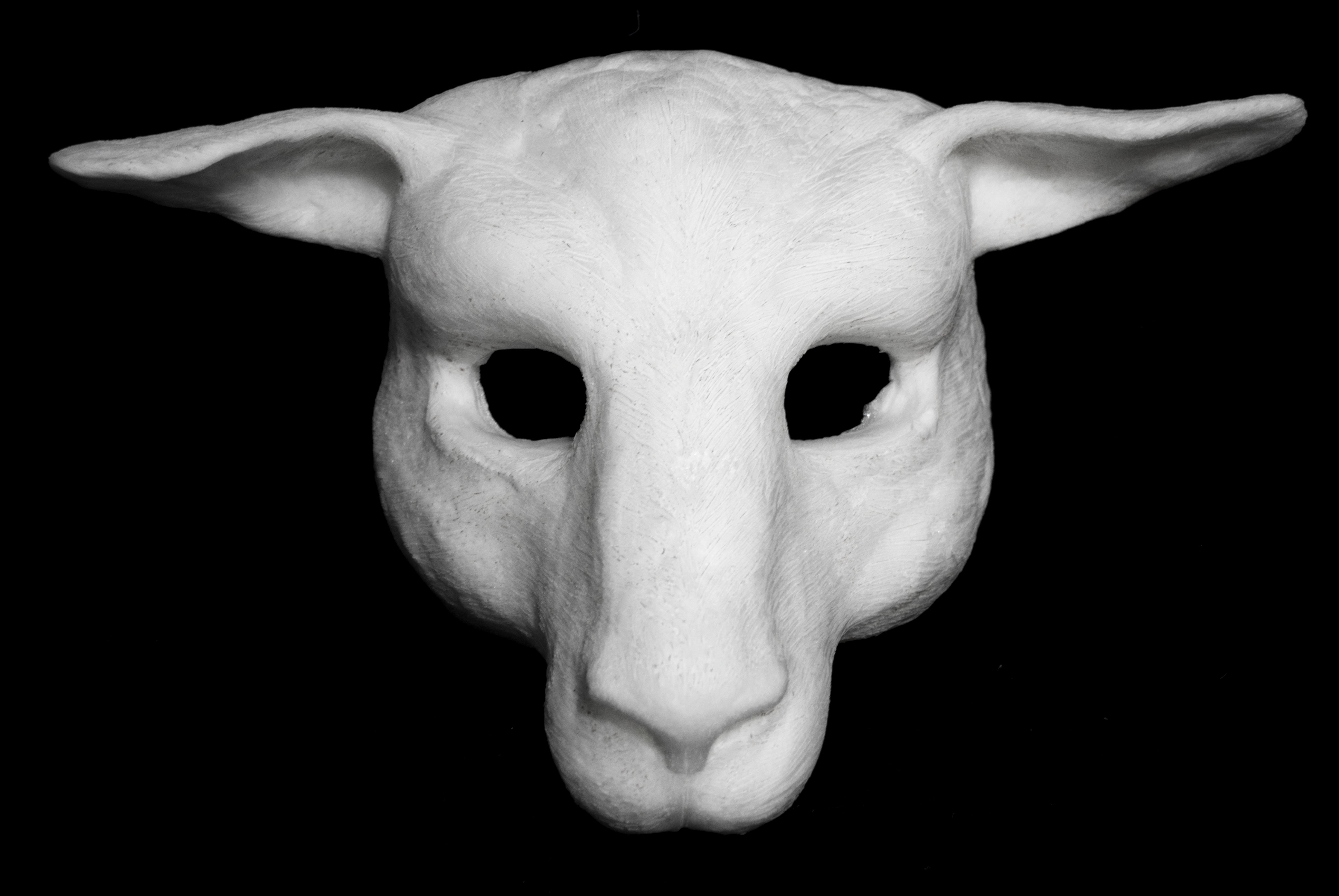 Funktionsfejl par silke Goat / Sheep Mask for LARP, soft foam for safe combat – Runaway Workshop
