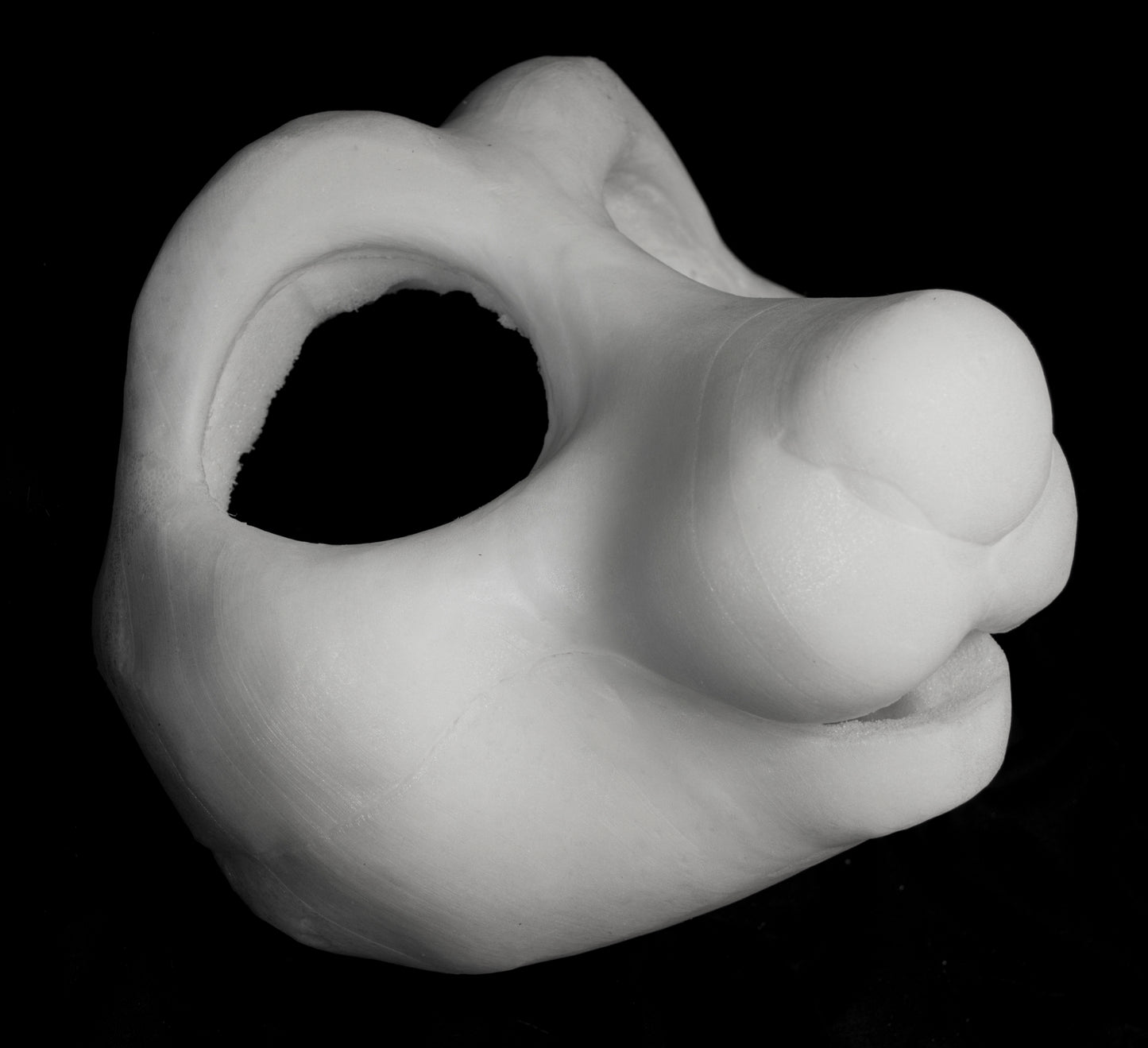 Kemono Critter soft foam head base for costumes, mascots and fursuits.