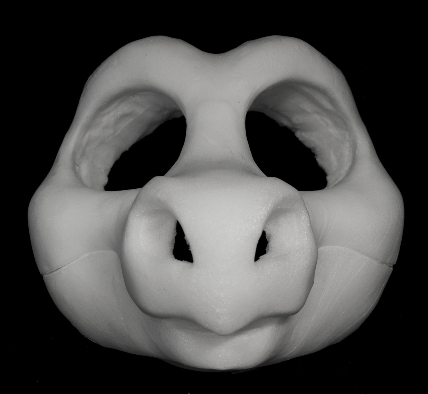 Kemono Point nose dragon soft foam head base for costumes, mascots and fursuits.