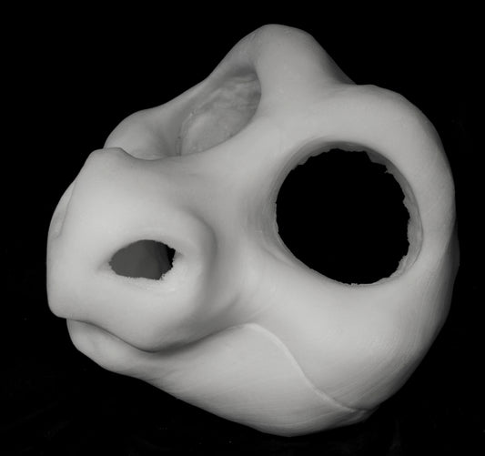 Kemono Point nose dragon soft foam head base for costumes, mascots and fursuits.