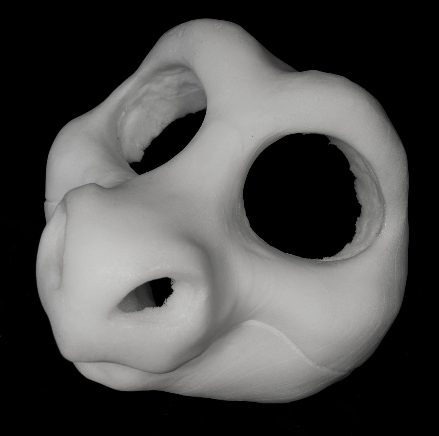 Kemono Point nose dragon soft foam head base for costumes, mascots and fursuits.