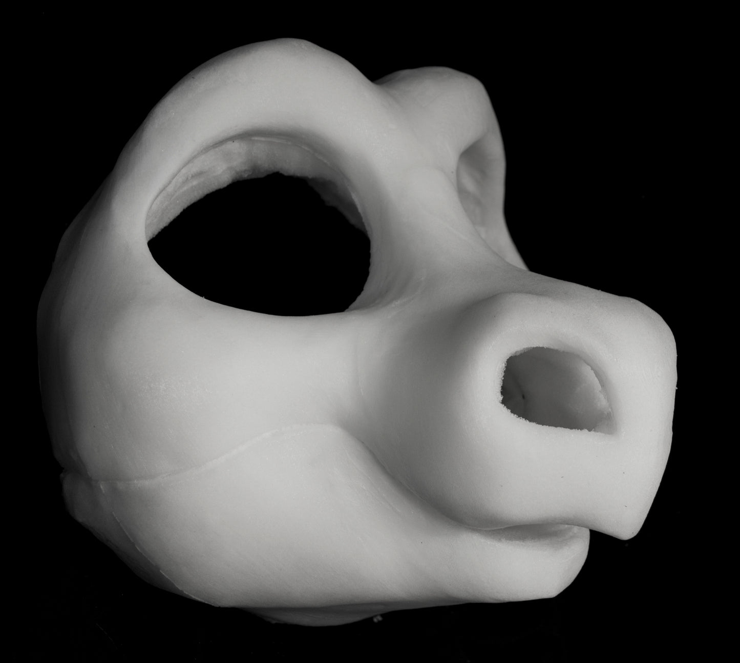 Kemono Point nose dragon soft foam head base for costumes, mascots and fursuits.
