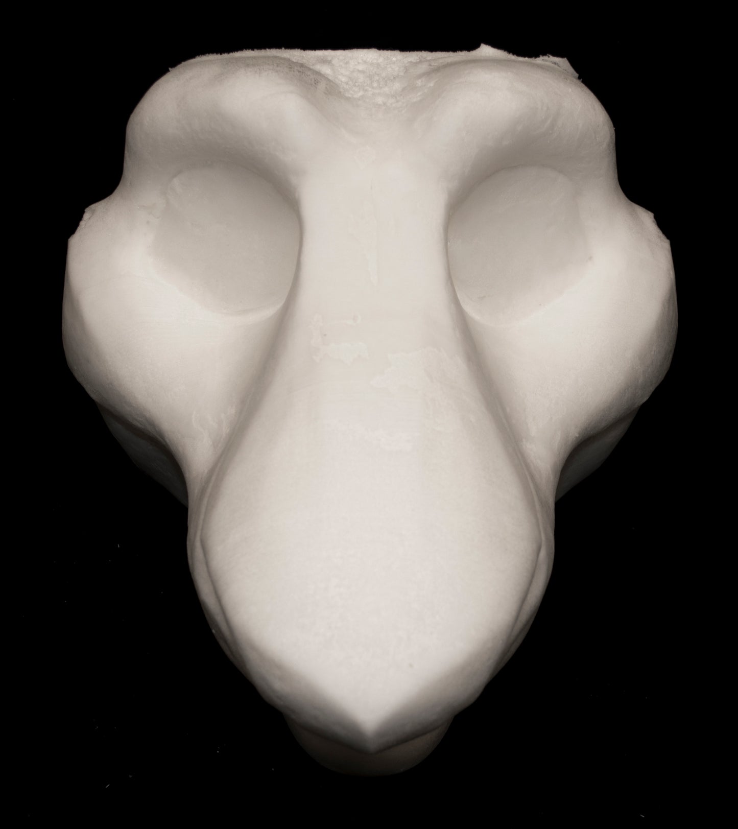Toony Sergal soft foam head base for costumes, mascots and fursuits, uncut and cut & carved options