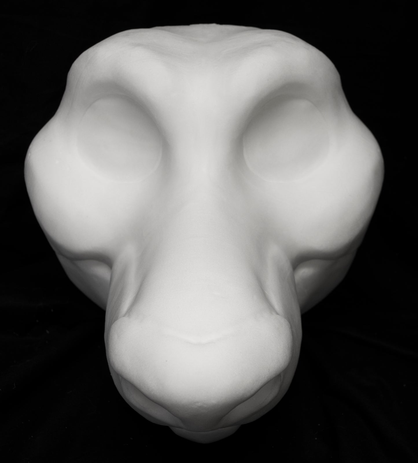 Wolf / Fox soft foam head base for costumes, mascots and fursuits.