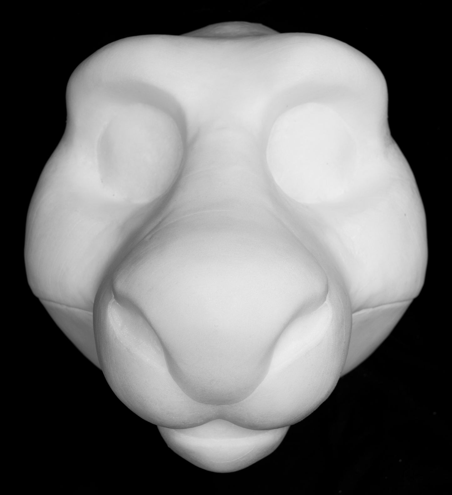 Drekkubus / Rabbit soft foam head base for costumes, mascots and fursuits.