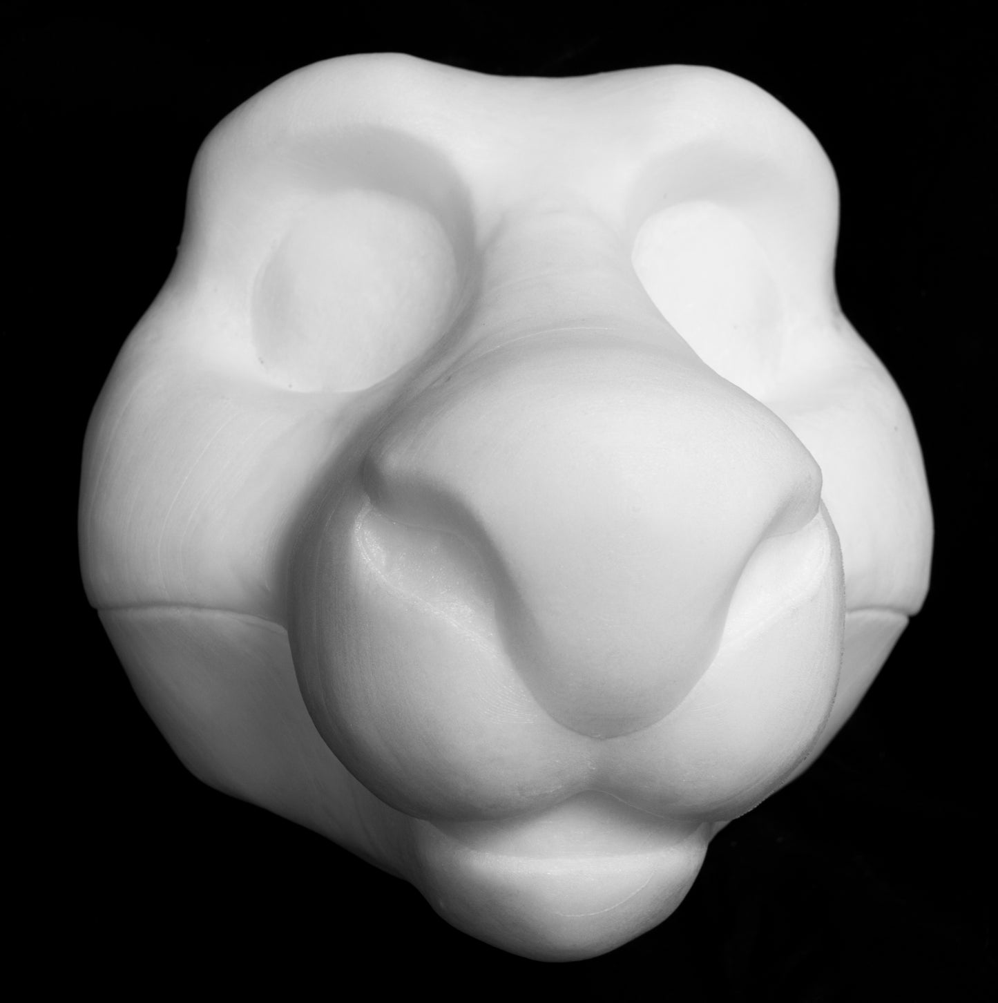 Drekkubus / Rabbit soft foam head base for costumes, mascots and fursuits.