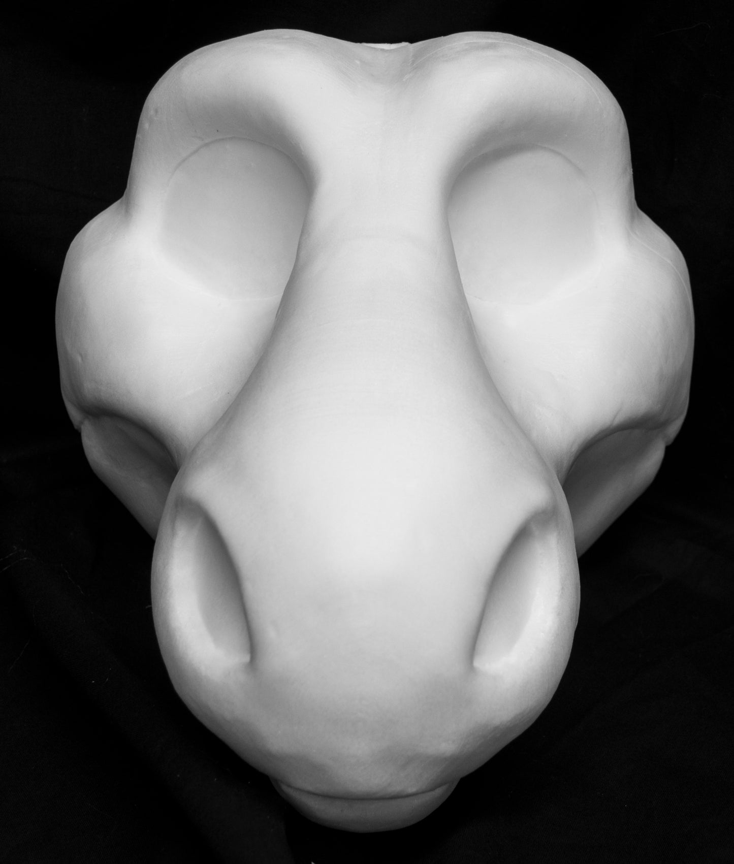 Angel Dragon foam head base for costumes, mascots and fursuits.