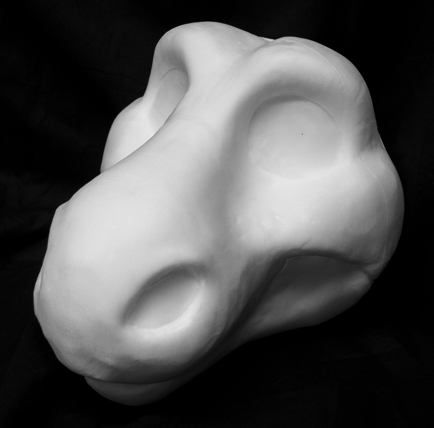 Angel Dragon foam head base for costumes, mascots and fursuits.