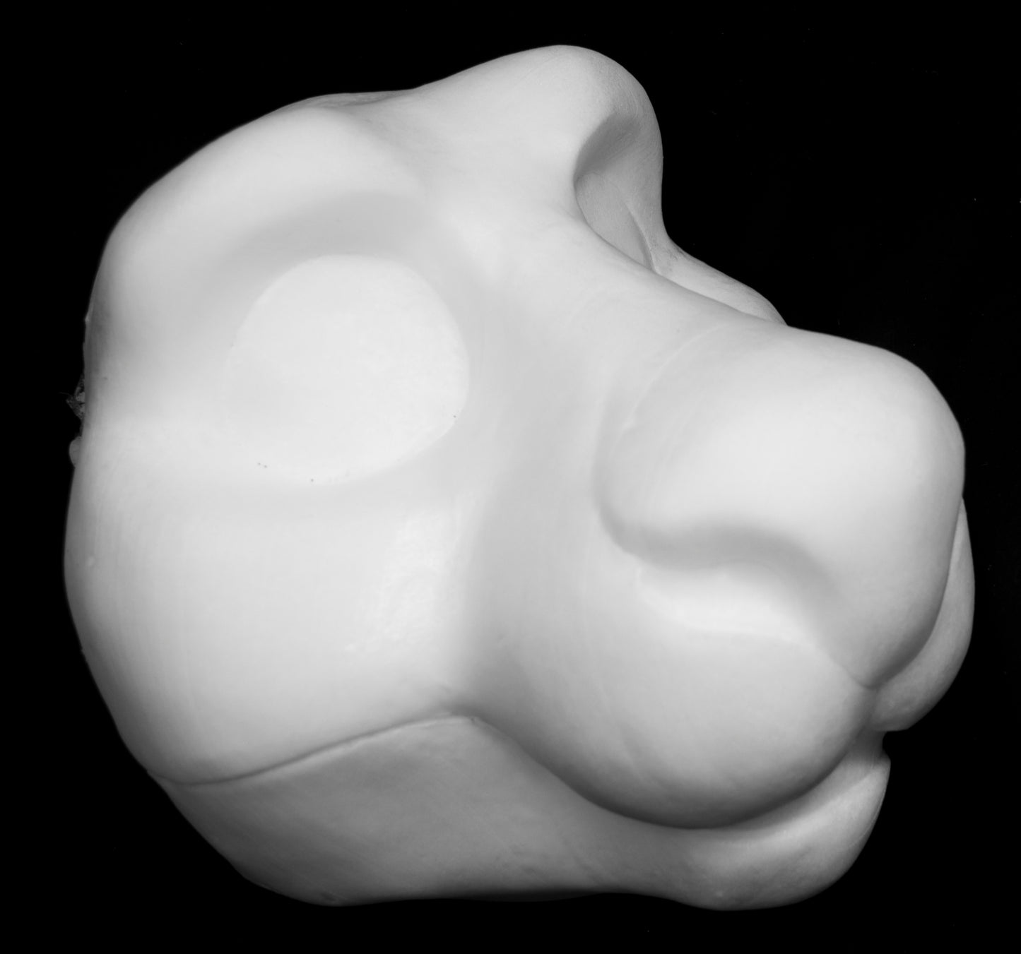 Drekkubus / Rabbit soft foam head base for costumes, mascots and fursuits.