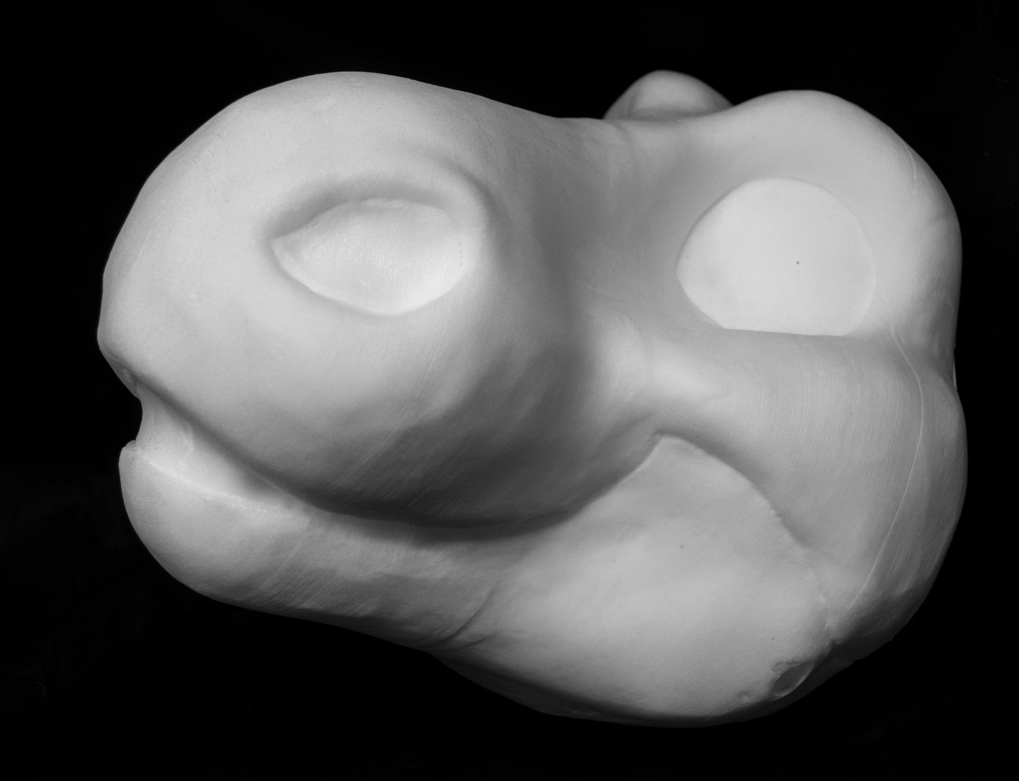 Angel Dragon foam head base for costumes, mascots and fursuits.
