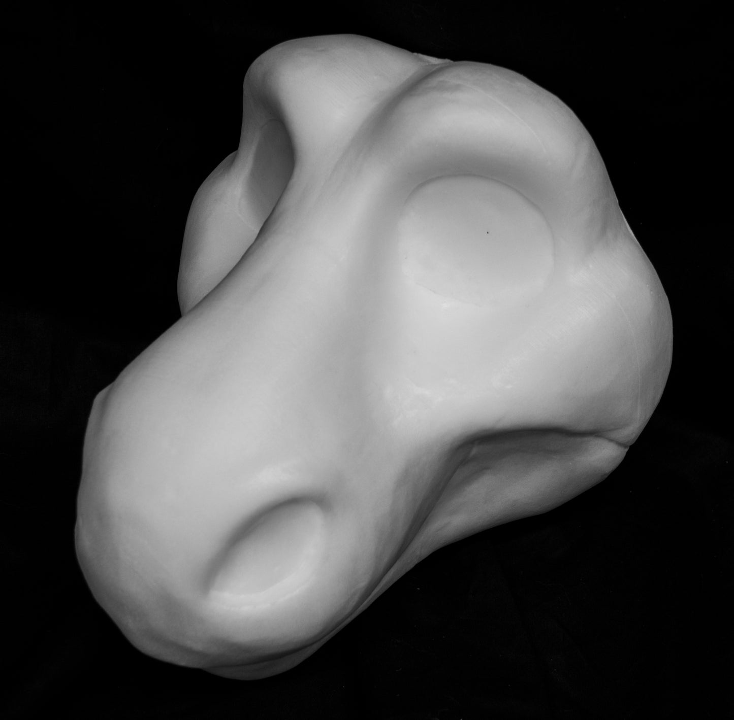 Angel Dragon foam head base for costumes, mascots and fursuits.