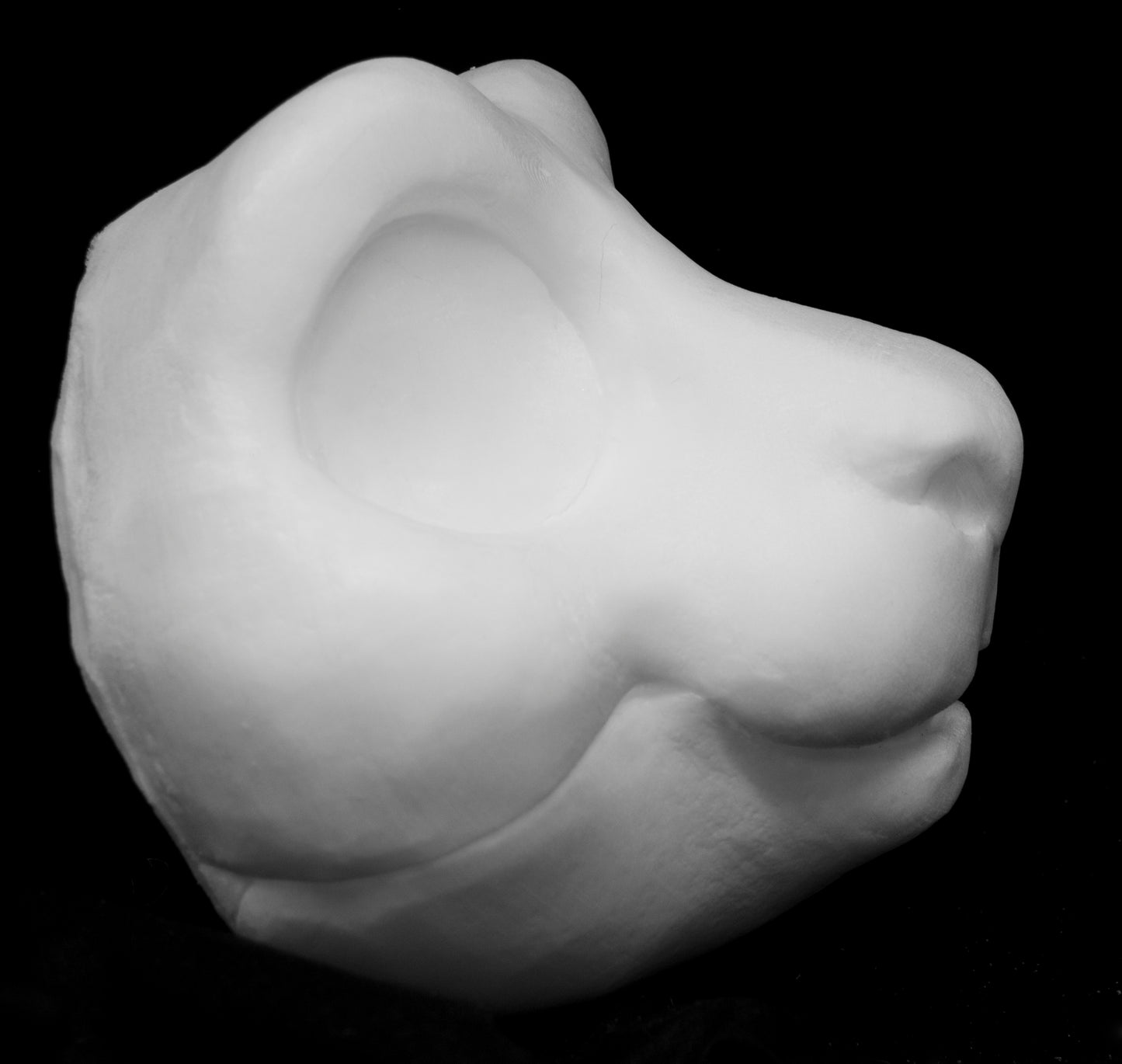 Kemono Monkey / small critter soft foam head base for costumes, mascots and fursuits.