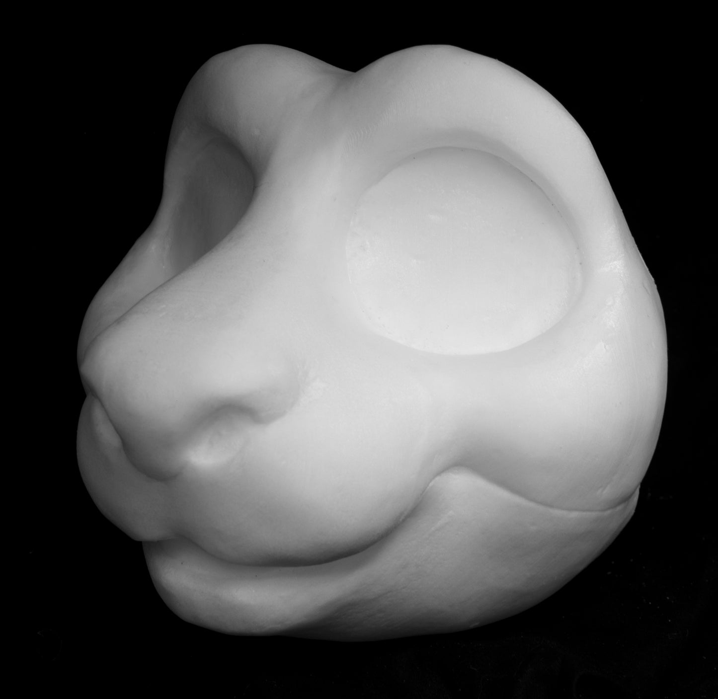 Kemono Monkey / small critter soft foam head base for costumes, mascots and fursuits.