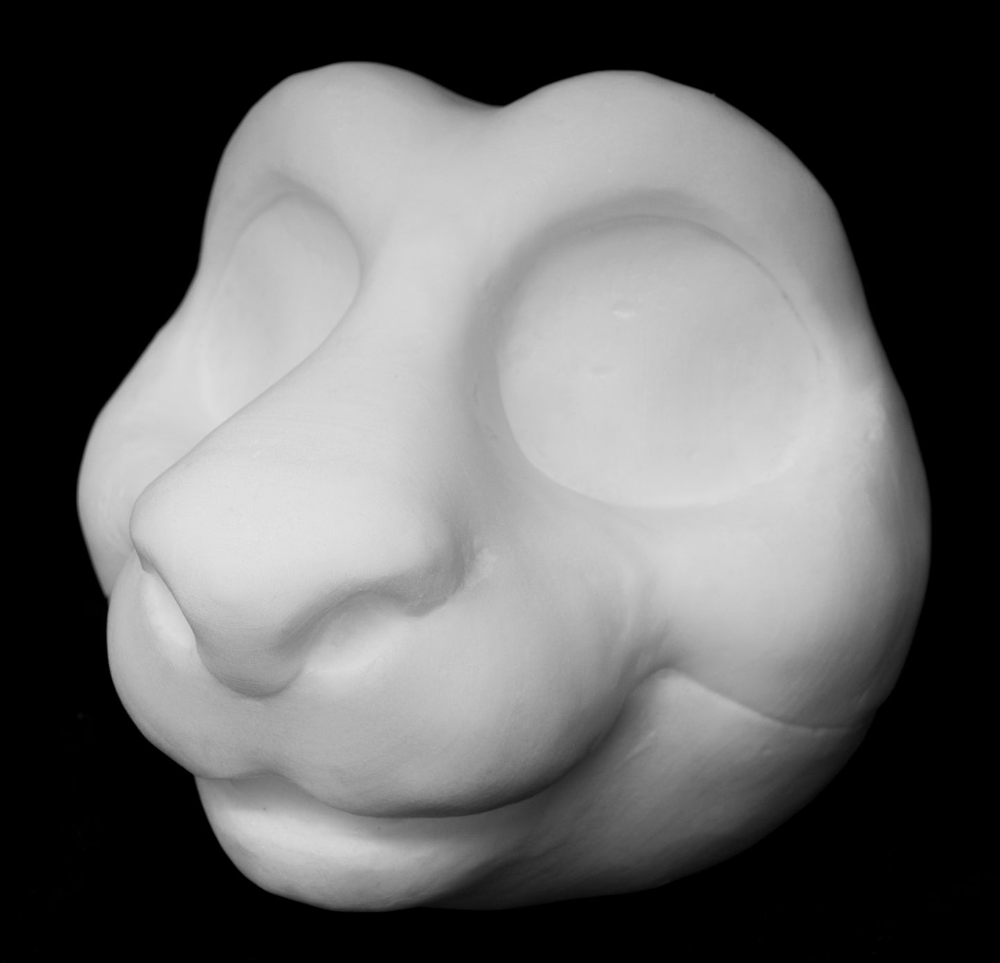 Kemono Monkey / small critter soft foam head base for costumes, mascots and fursuits.