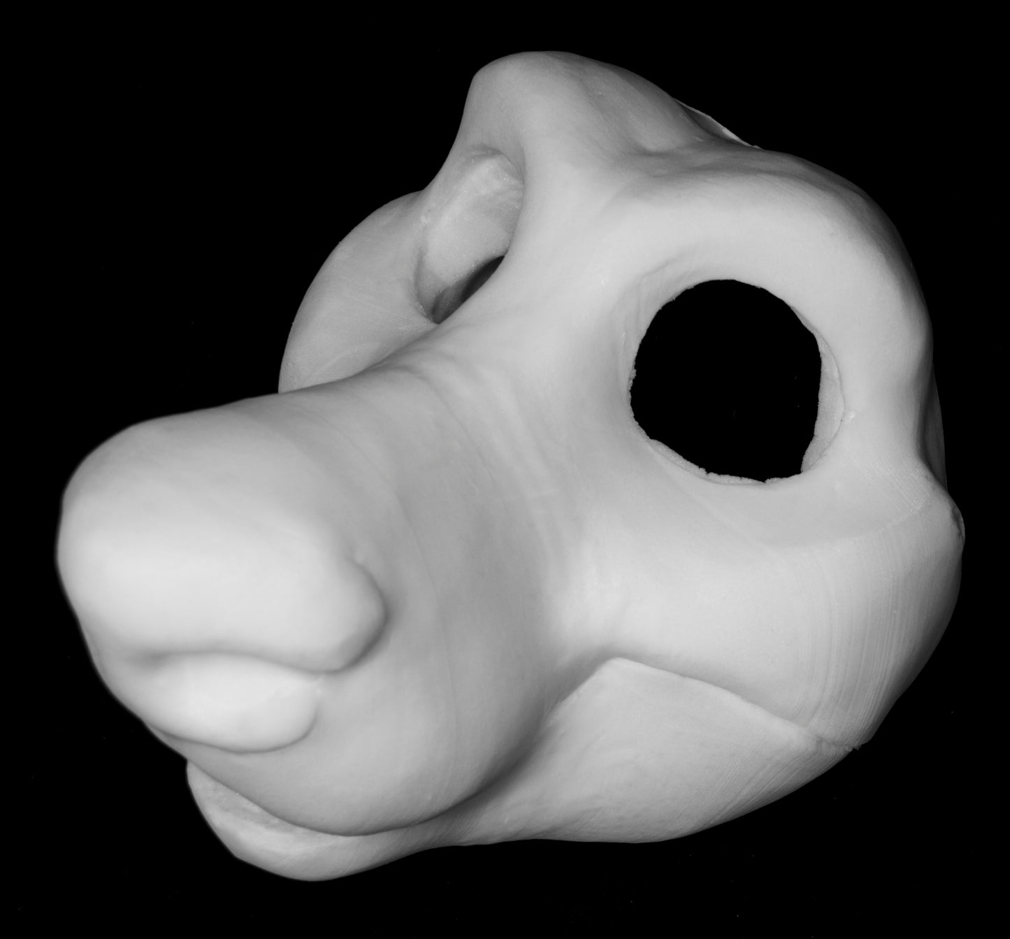 Happy Canine soft foam head base for costumes, mascots and fursuits.