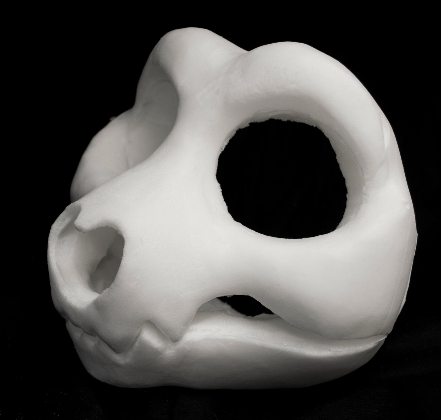 Toony Skull soft foam head base for costumes, mascots and fursuits.