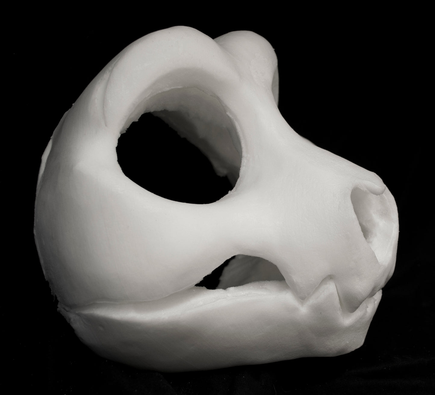 Toony Skull soft foam head base for costumes, mascots and fursuits.