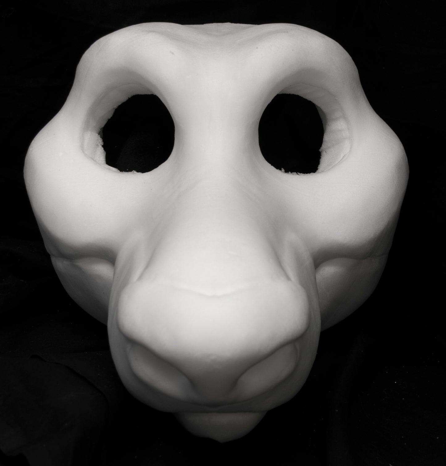 Wolf / Fox soft foam head base for costumes, mascots and fursuits.