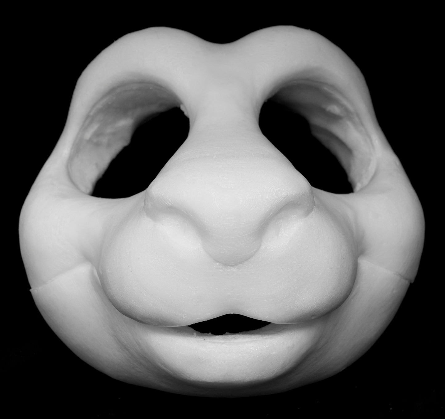 Kemono Monkey / small critter soft foam head base for costumes, mascots and fursuits.