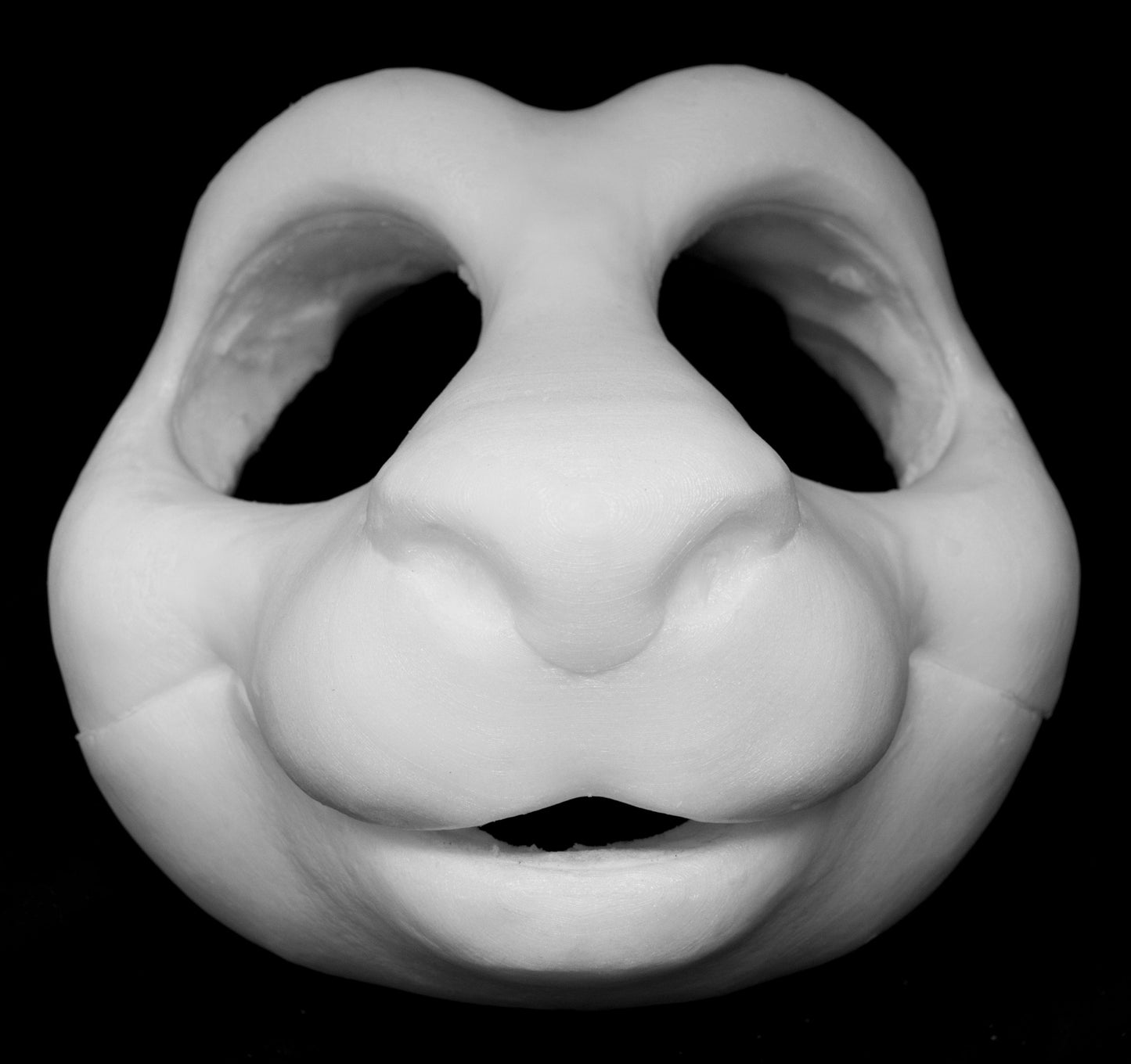 Kemono Monkey / small critter soft foam head base for costumes, mascots and fursuits.
