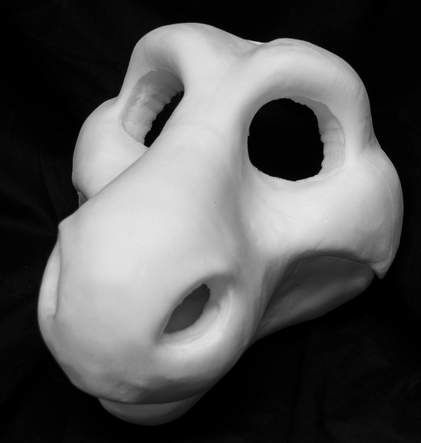 Angel Dragon foam head base for costumes, mascots and fursuits.