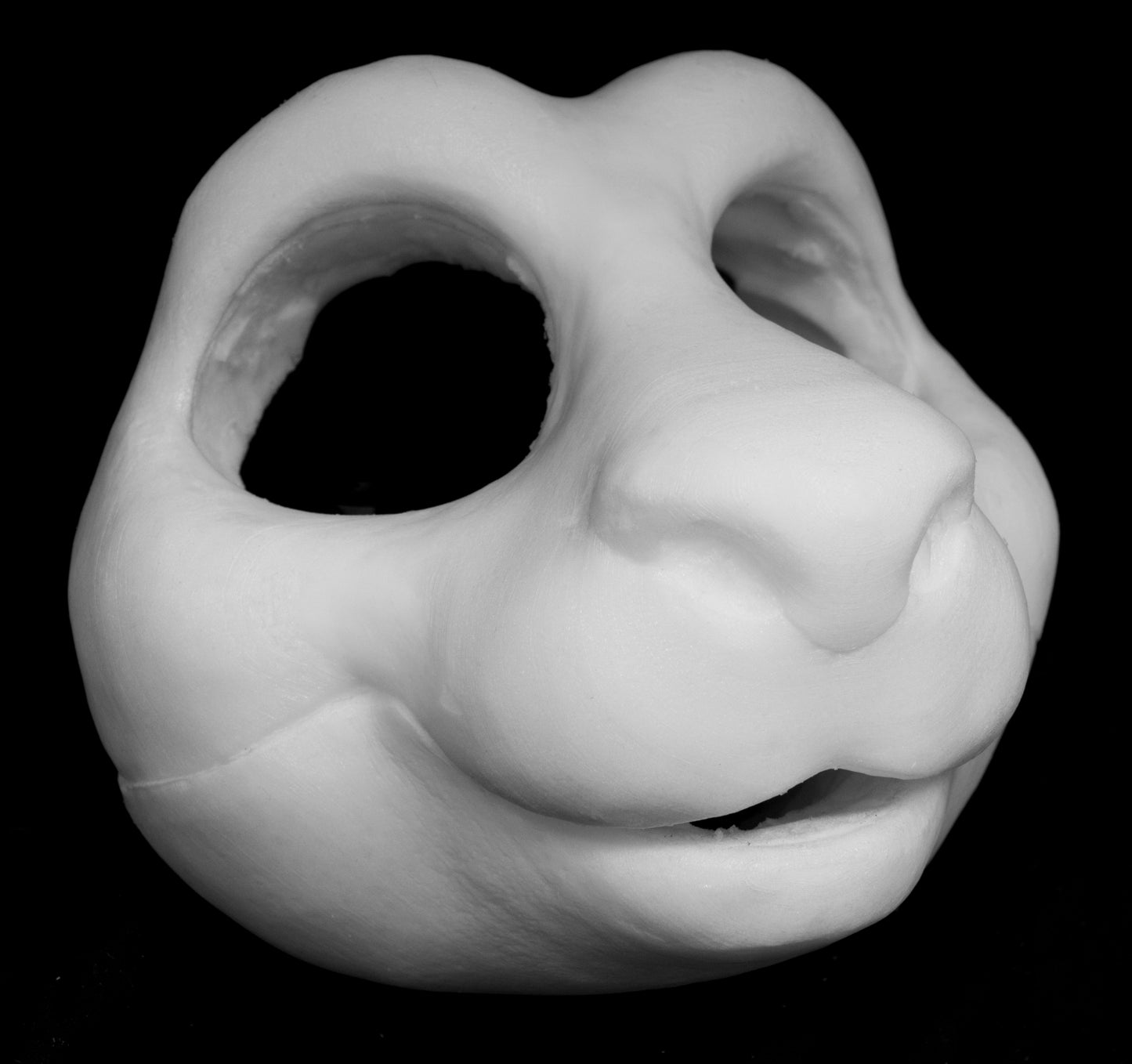Kemono Monkey / small critter soft foam head base for costumes, mascots and fursuits.